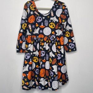 Bad Kitty Halloween Spooky Season Long Sleeve Dress